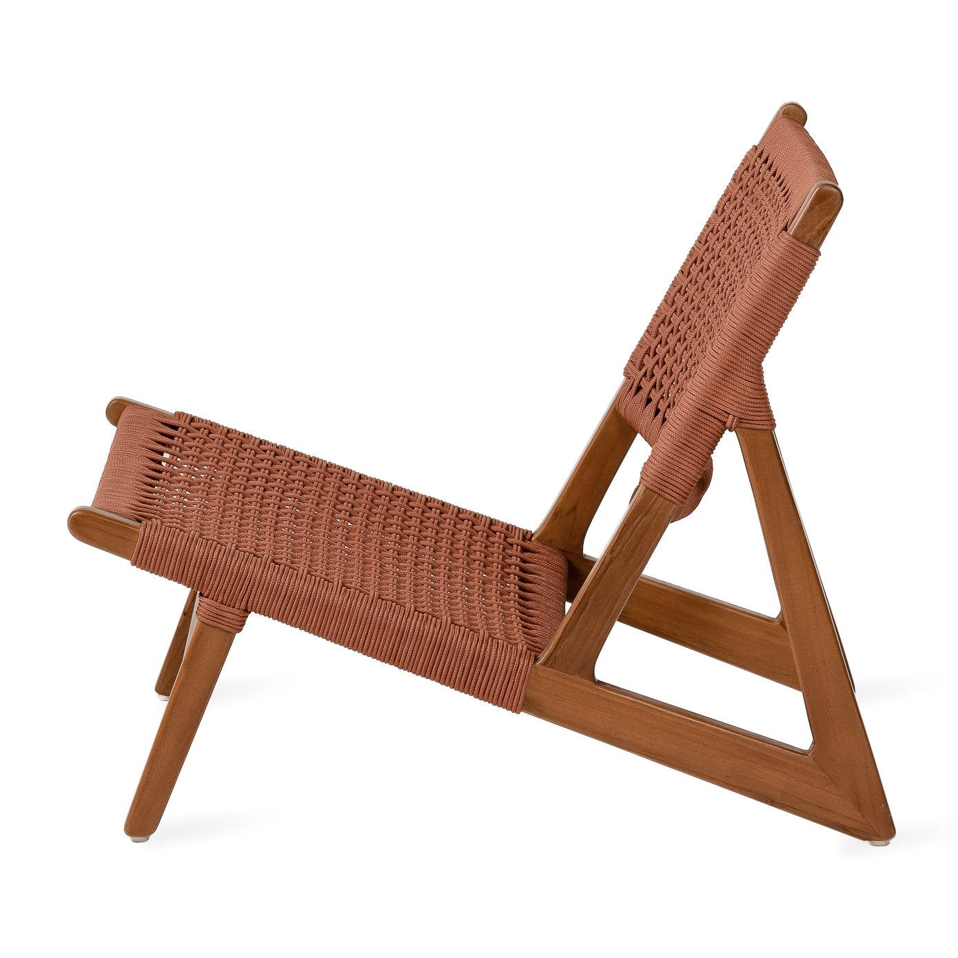 Kuwana Outdoor Accent Chair Cinnamon Weave