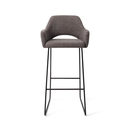 Yanai bar chair amazing gray