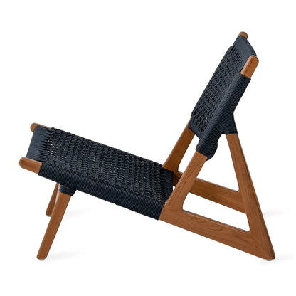 Kuwana Outdoor Accent Chair Indigo Weave