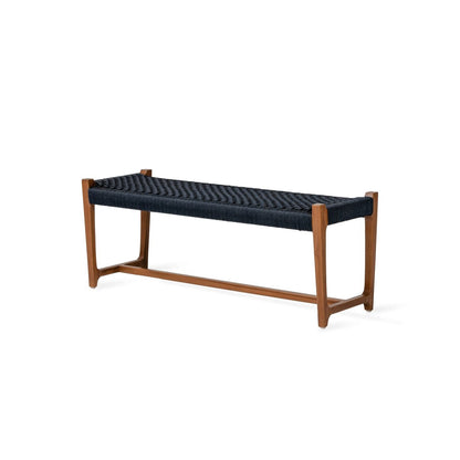 Kuwana Outdoor Bench Indigo Weave