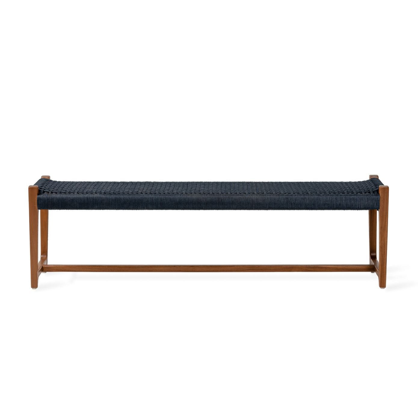 Kuwana Outdoor Bench Indigo Weave