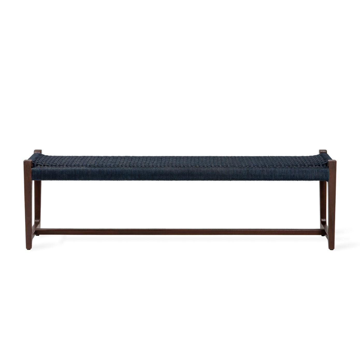 Kuwana Outdoor Bench Indigo Weave