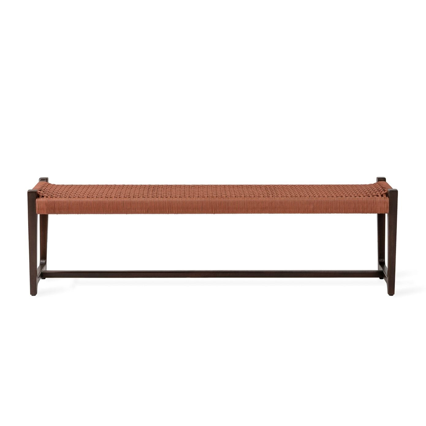 Kuwana Outdoor Bench Cinnamon Weave