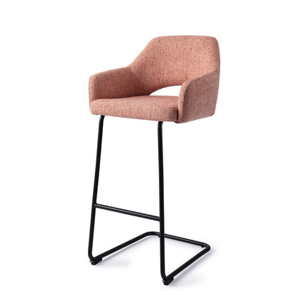 Yanai bar chair pink punch