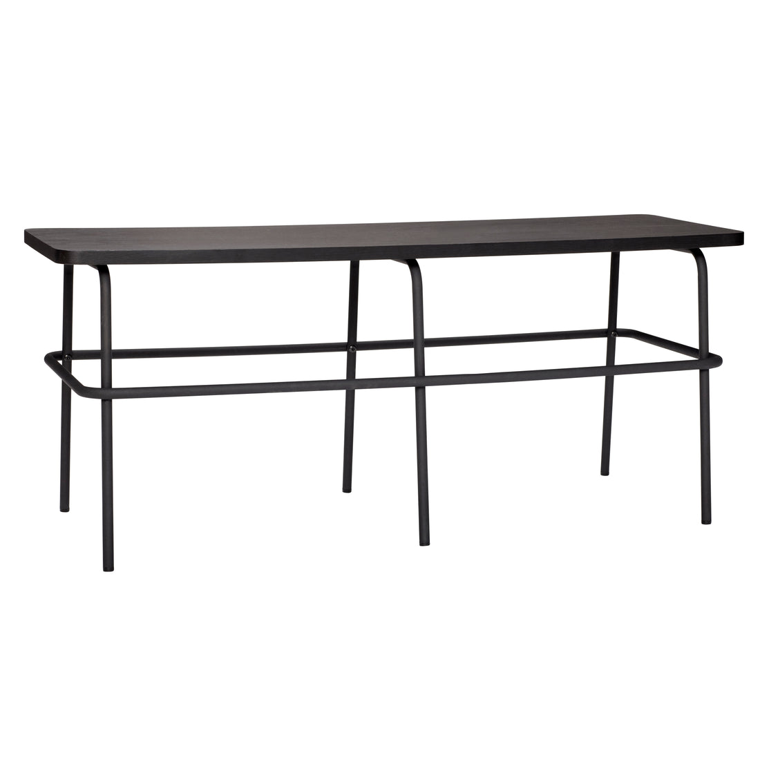 Hübsch Ash bench black