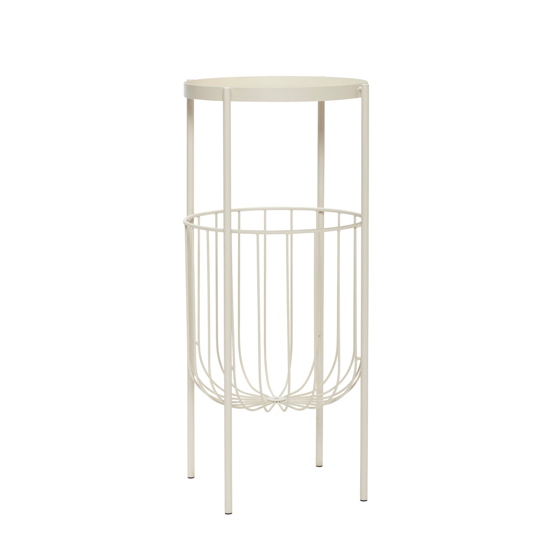 Hübsch Eyrie Console Table Round Light Gray