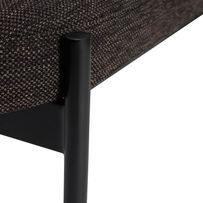 Hübsch Klint bench dark brown