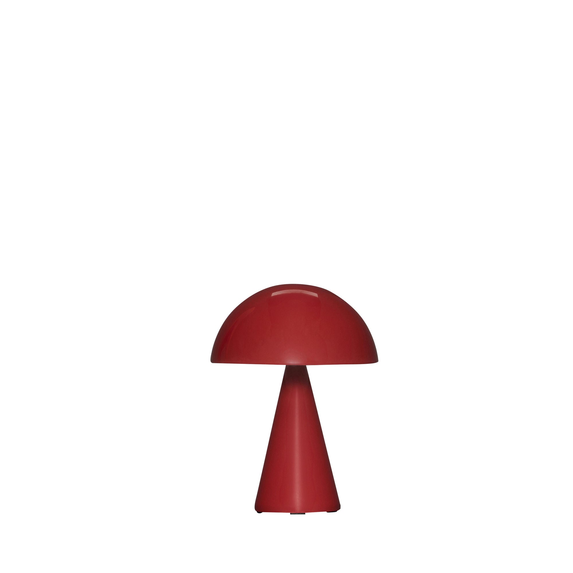 Hübsch mush portable lamp red