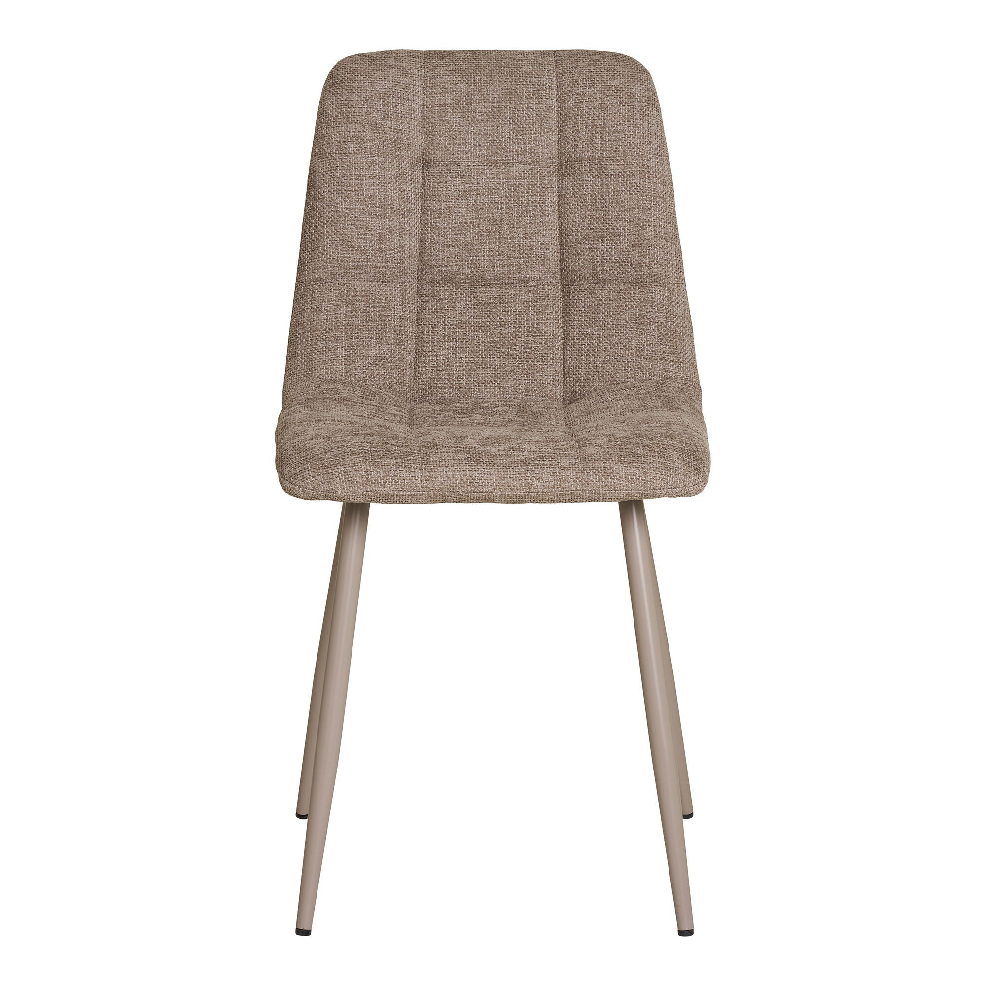 Middelfart Dining table chair - Dining table chair, fabric, gray with gray legs, HN1272