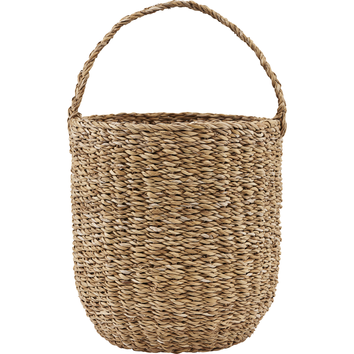 Nicolas Vahe - Basket, Use W. Handle, Natural - H: 27 cm, DIA: 24 cm