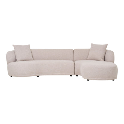 Sofa with 2 pillows, right -wing, nature, HN1295