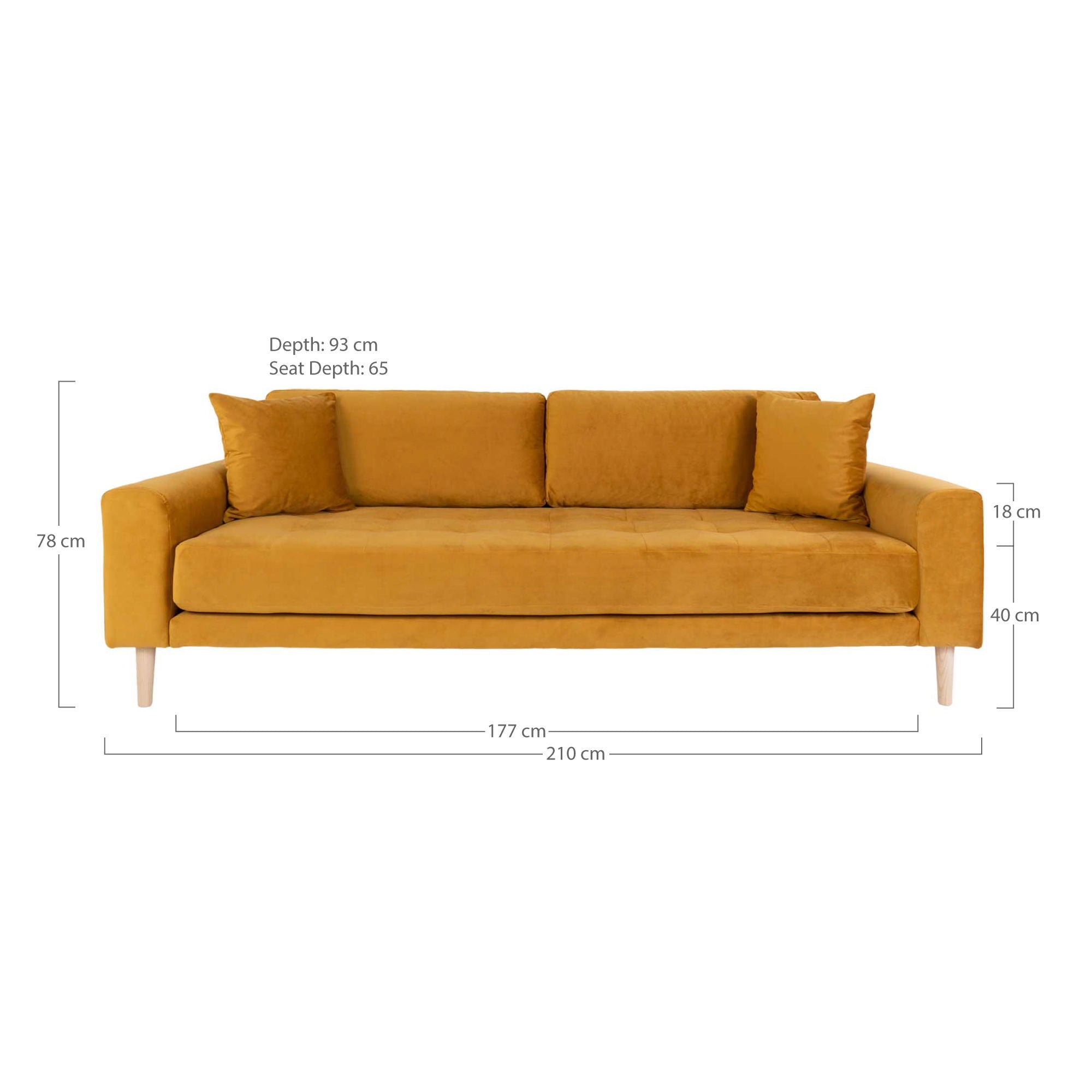 Lido 3 Personers Sofa - 3 Personers Sofa