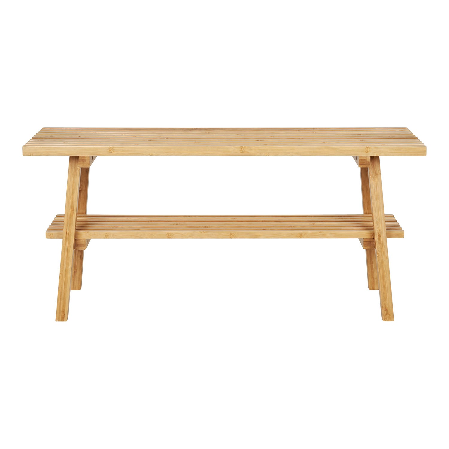 Ember bench - bench, bamboo, nature 28x70x45 cm