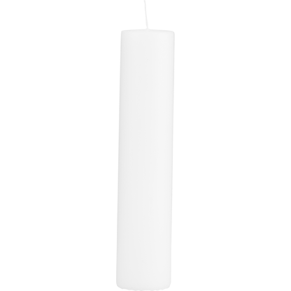 Block candles, white