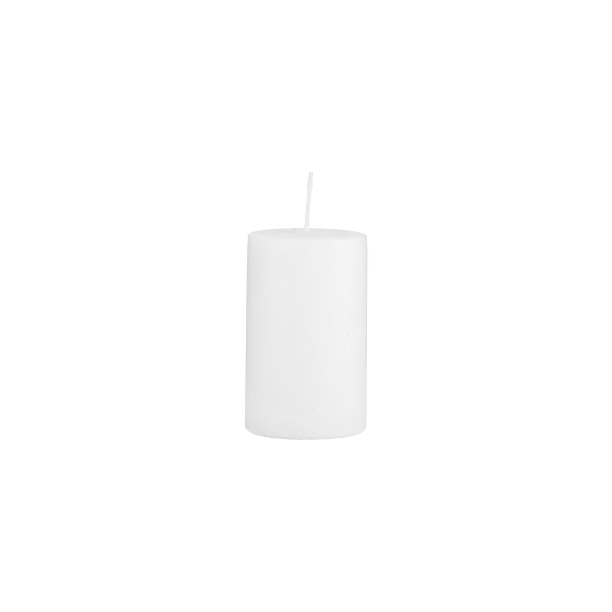 Block candles, white