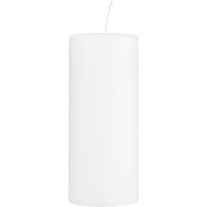 Block candles, white