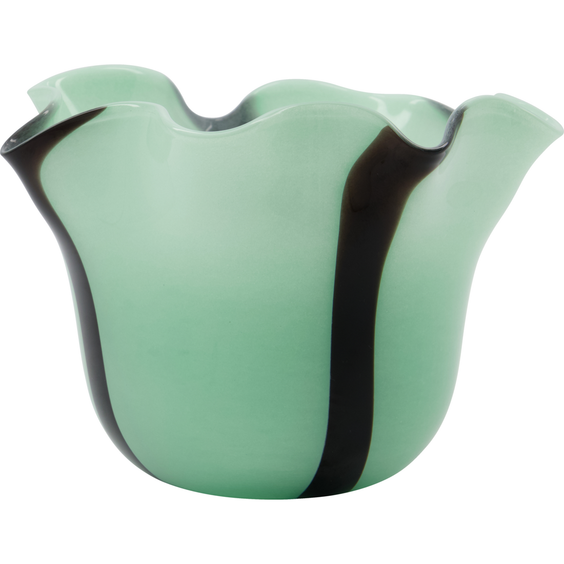 Vase, hdloose, light green