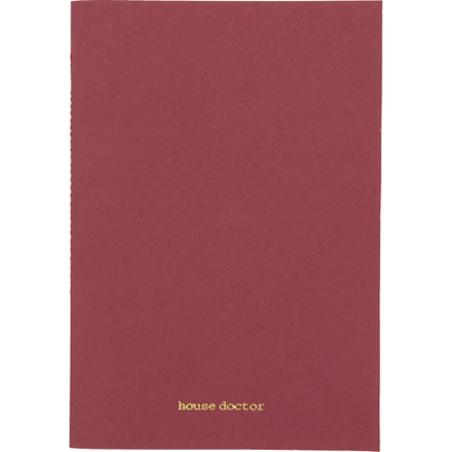 Notebook, HDWrite, beige/burgundy/orange