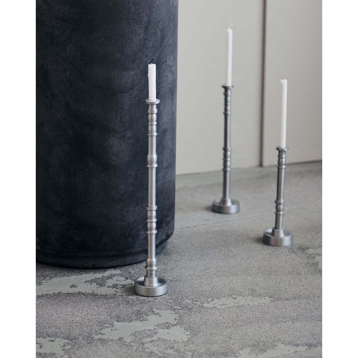 Candlestick, hdjersey, silver oxidized