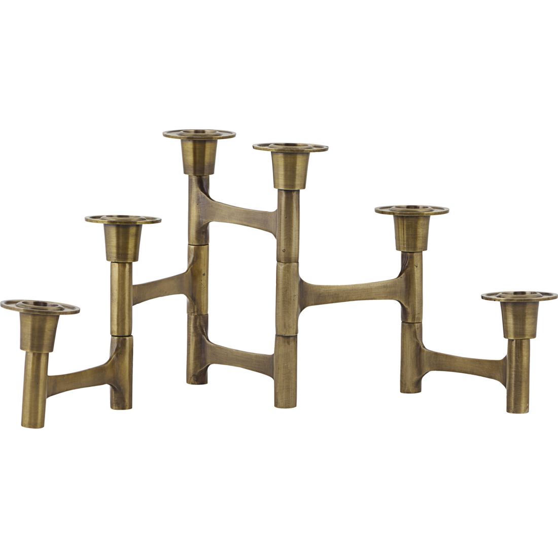 Candlestick with 6 arms, HDMove, brass