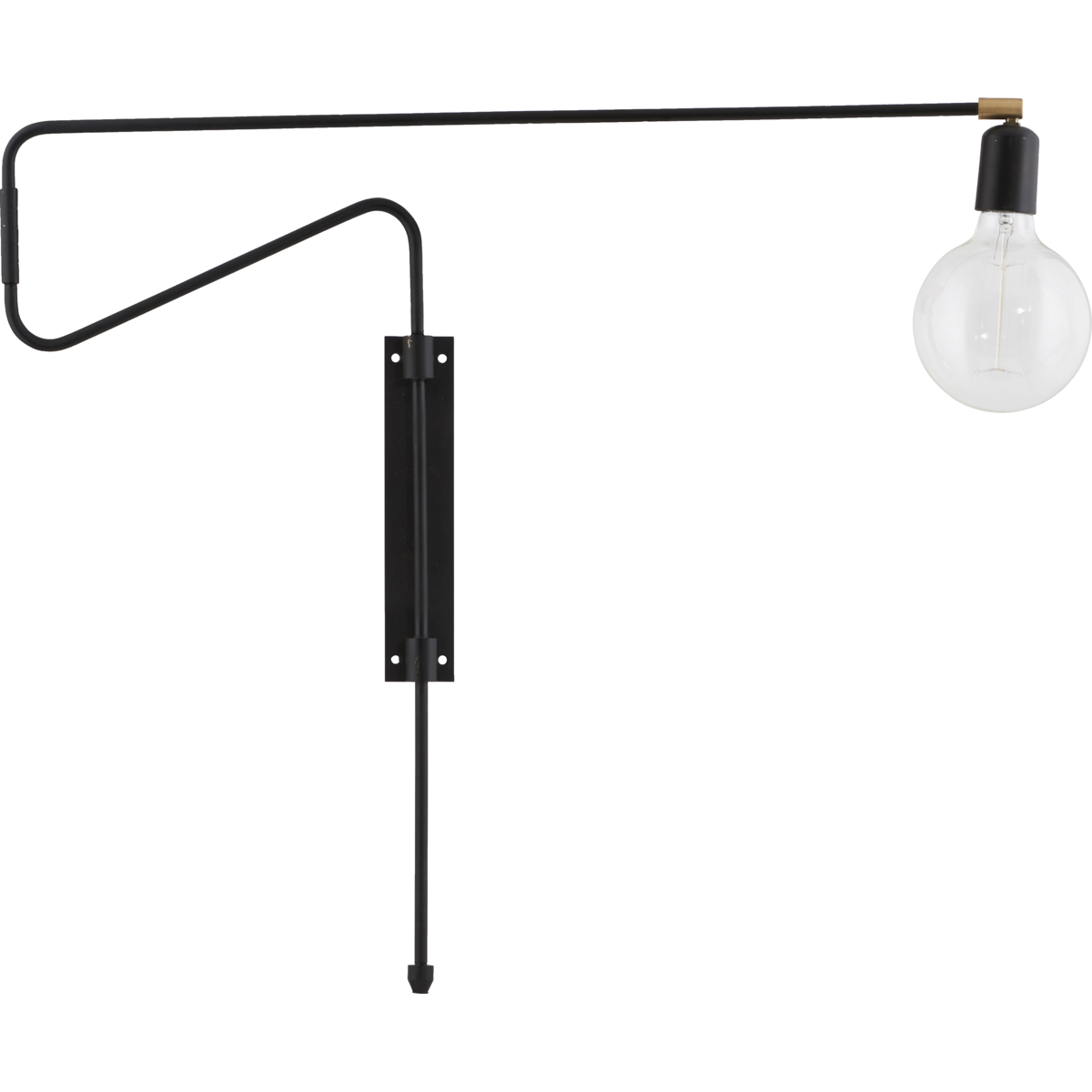 Wall lamp, hdswing, black