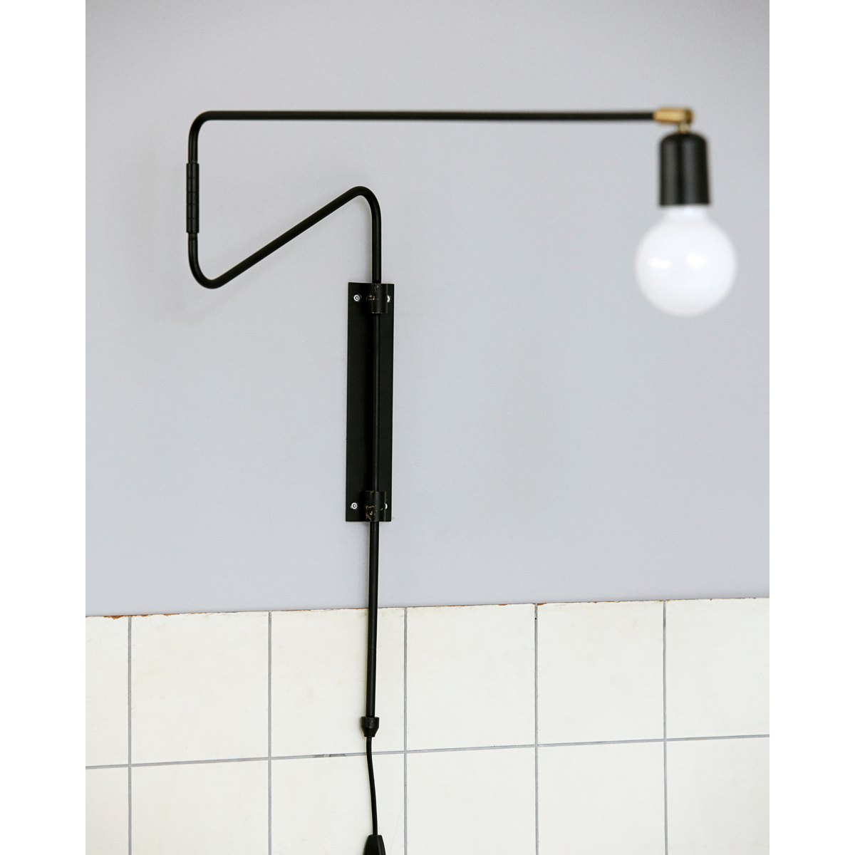 Wall lamp, hdswing, black