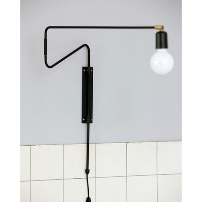 Wall lamp, hdswing, black