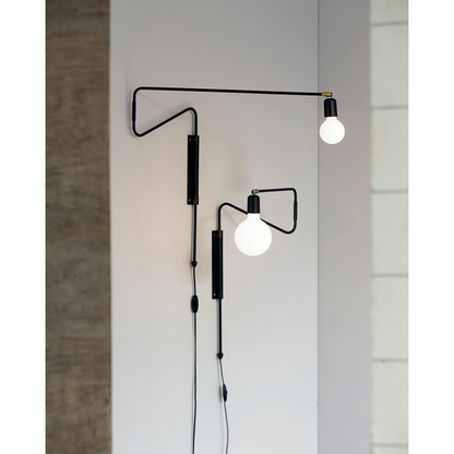 Wall lamp, hdswing, black