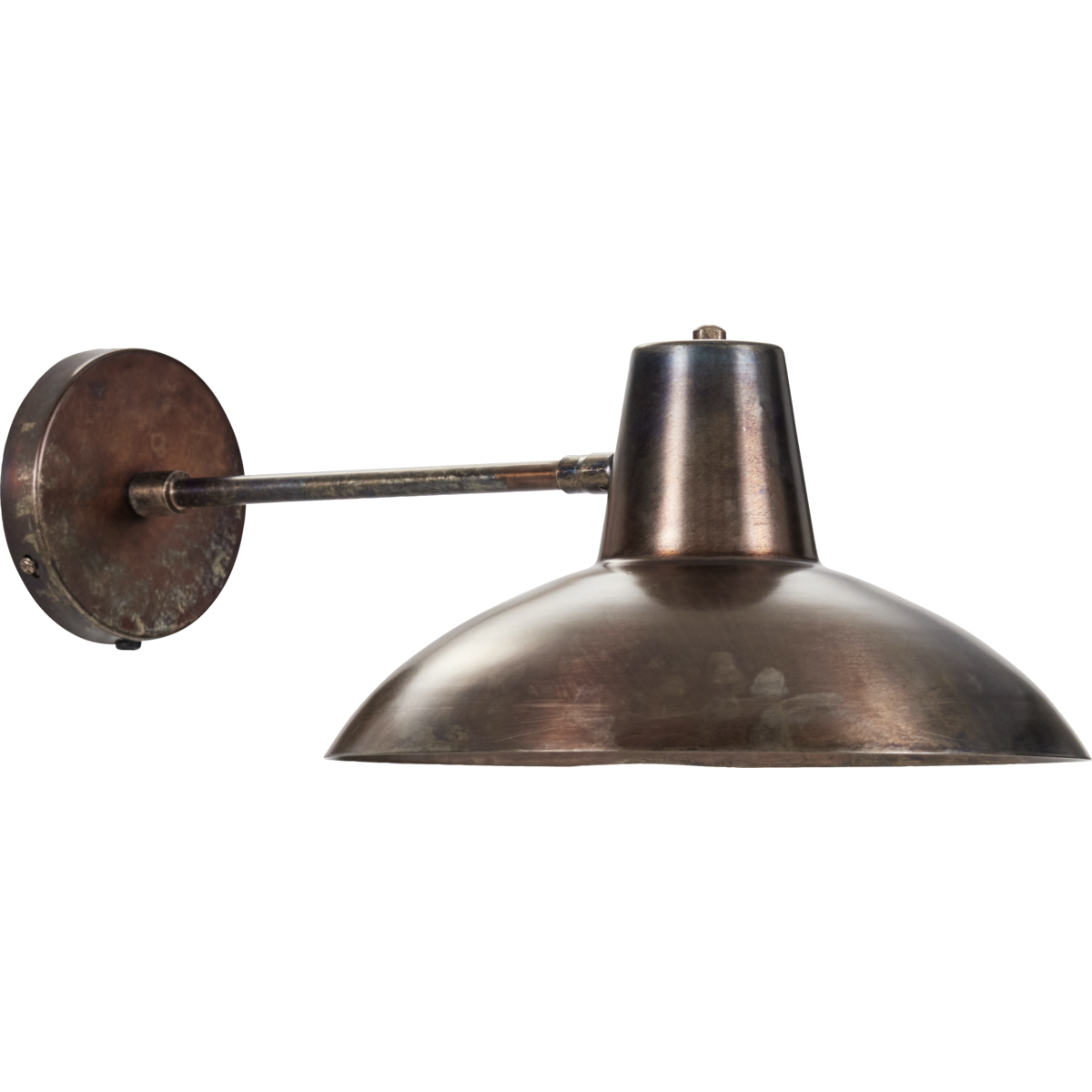 Wall lamp, hddesk, antique brown