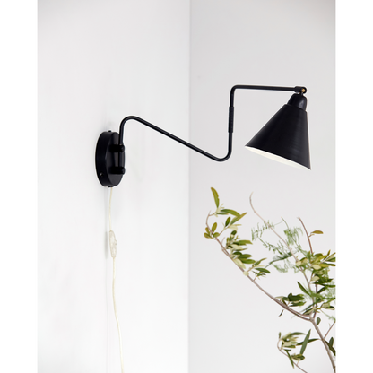 Wall lamp, HDGAME, black