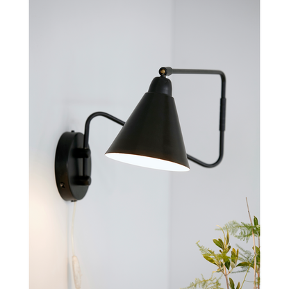 Wall lamp, HDGAME, black