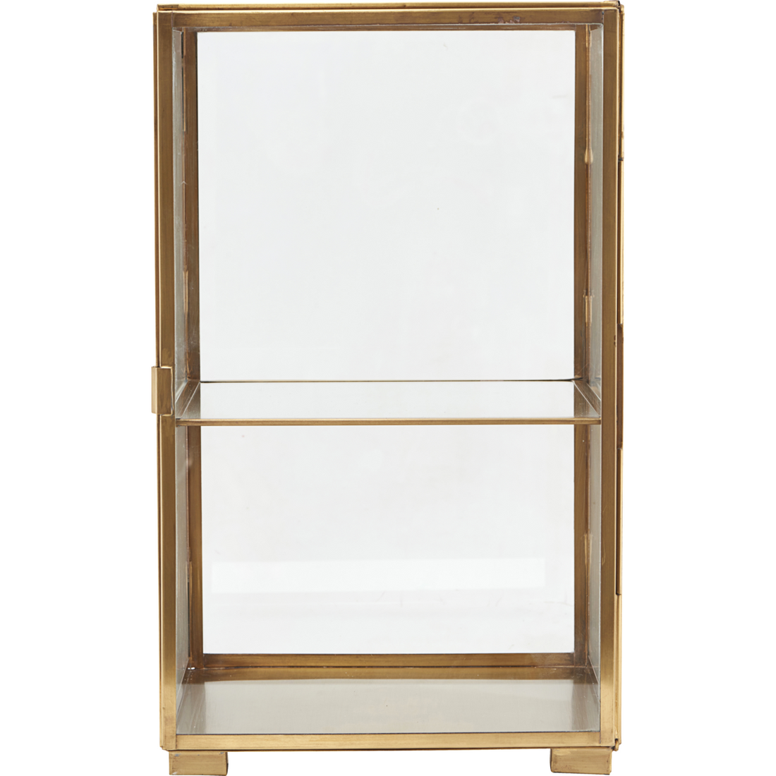 Display cabinet, hdglass, brass