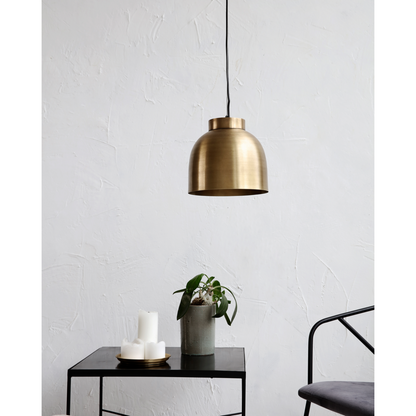 Lamp, hdbowl, brass