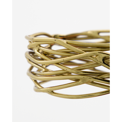 Napkin rings, hring, golden