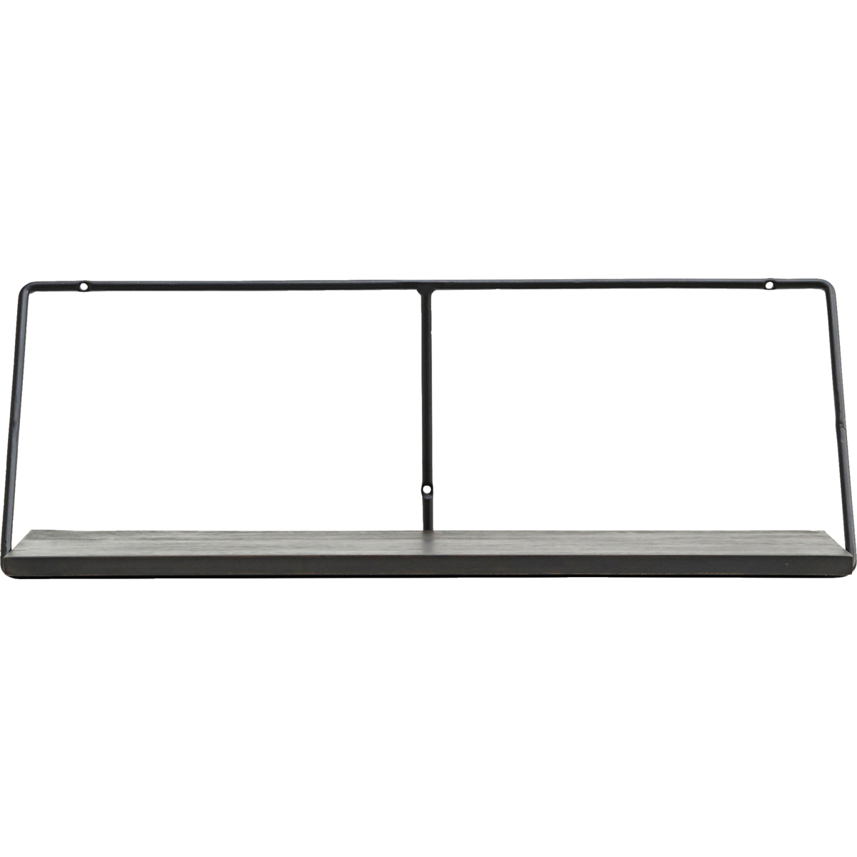 House Doctor - Shelf, Wired, Black -Worked - L: 70 cm, W: 25 cm, H: 24.5 cm