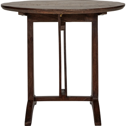 Café table, hdwine, brown