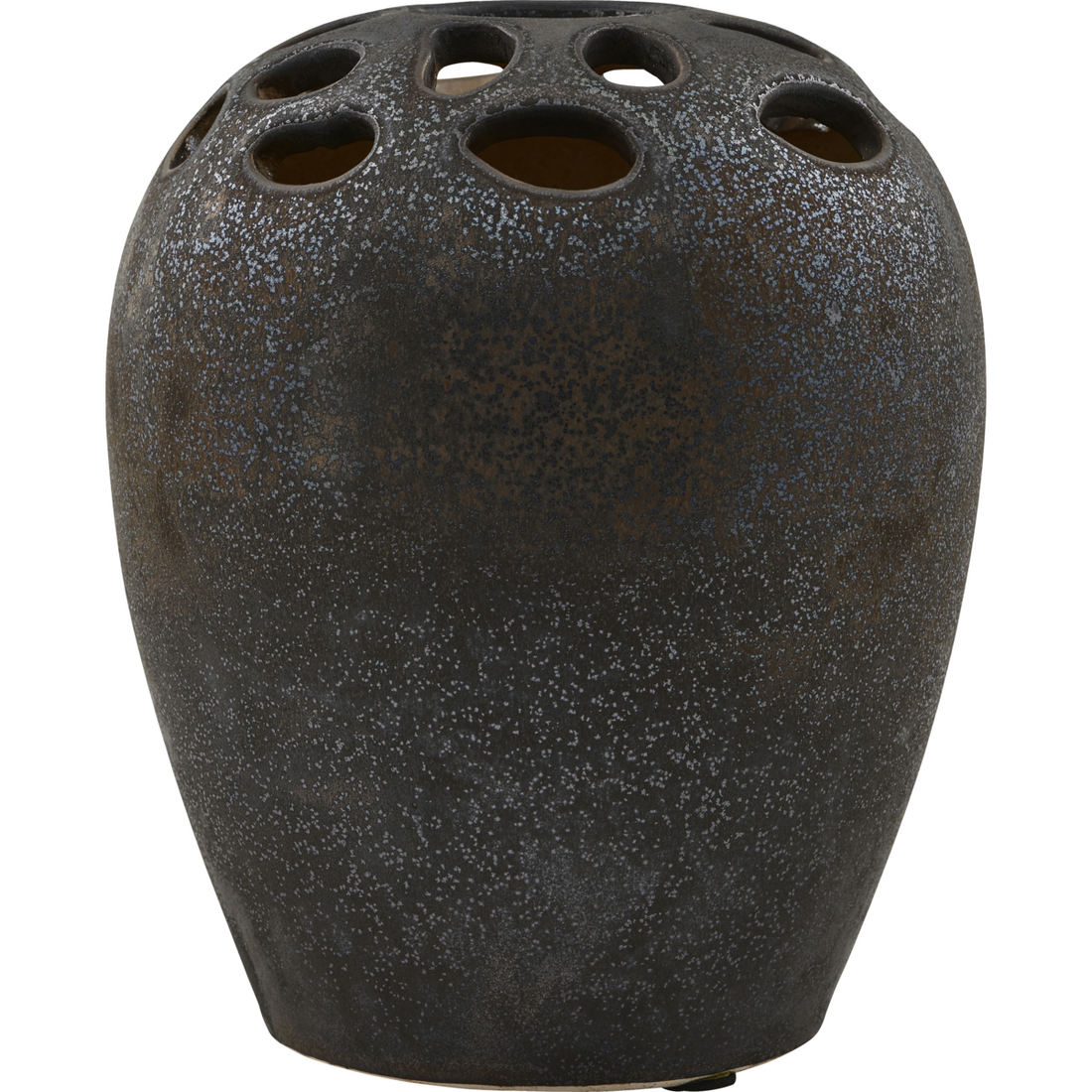 Vase, hdvarios, black -stained