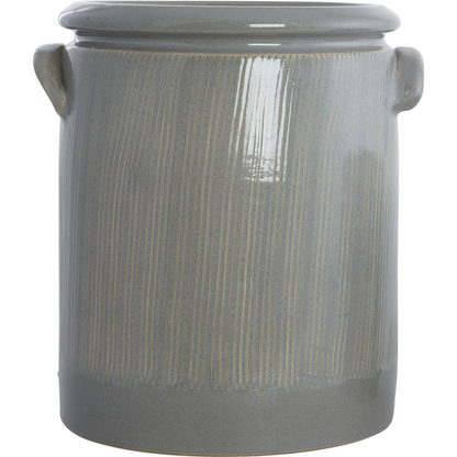 Herbal pot, hdpottery m, light gray