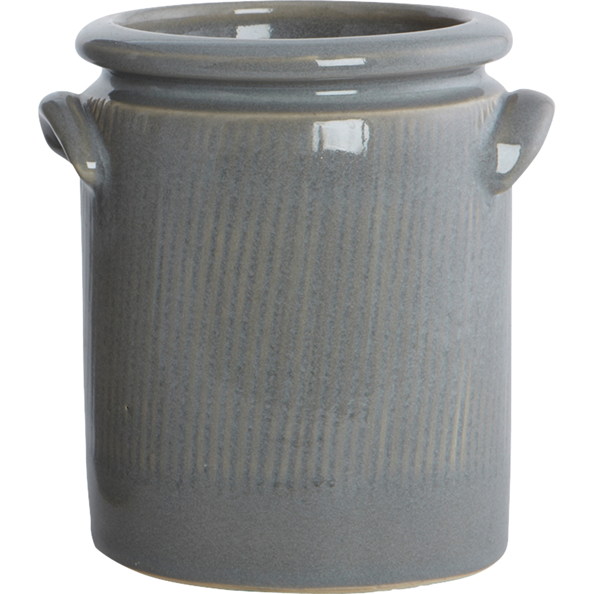 House Doctor - Herbal Pot, Pottery S, Light Gray - H: 15 cm, DIA: 13 cm