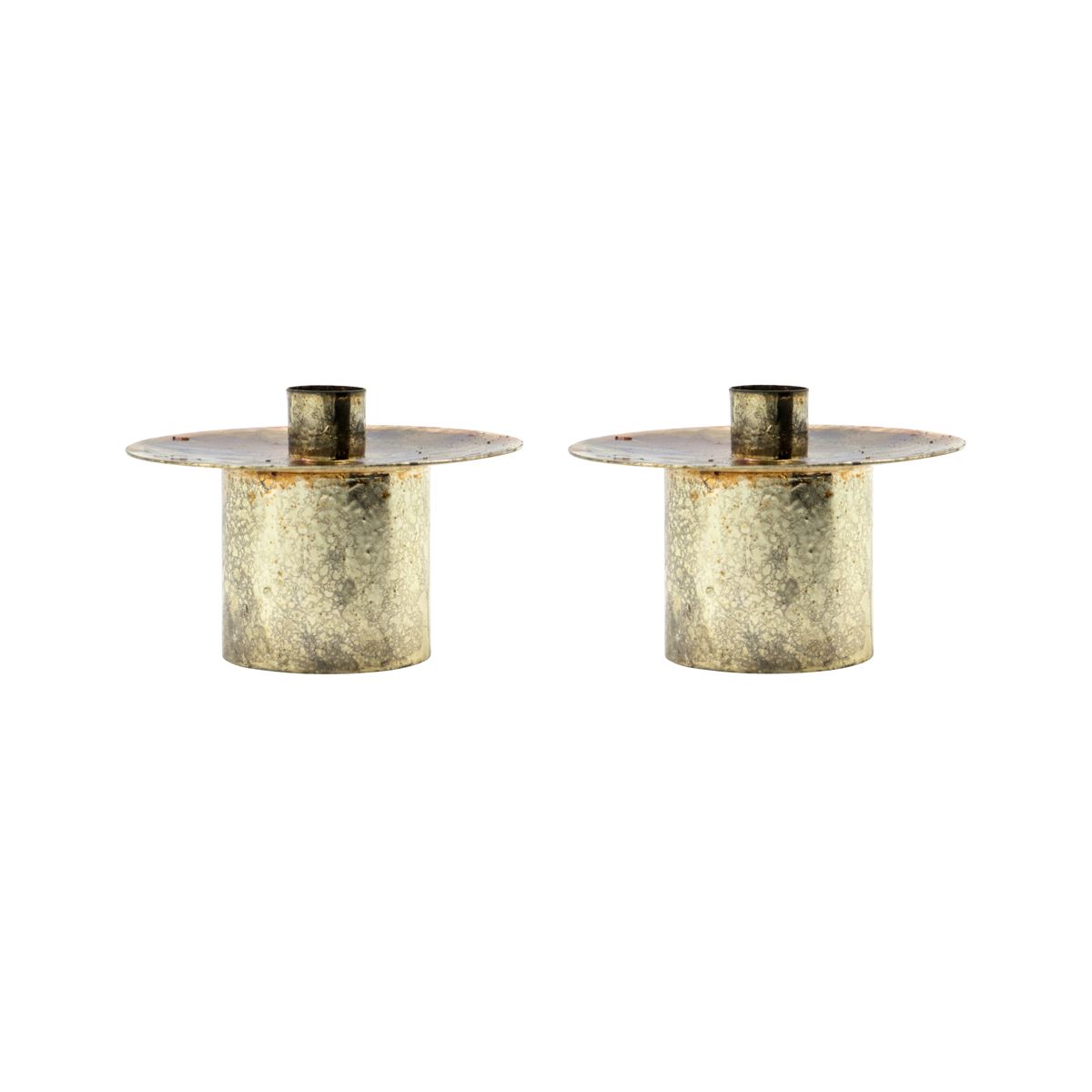 Candlestick, hdsimb, antique metallic