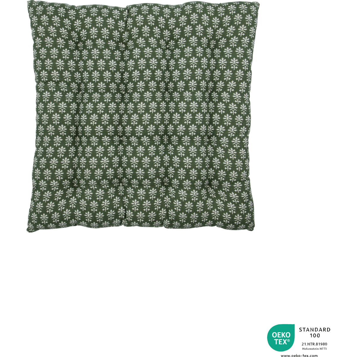 Seating cushion with filling, hdbloss, green