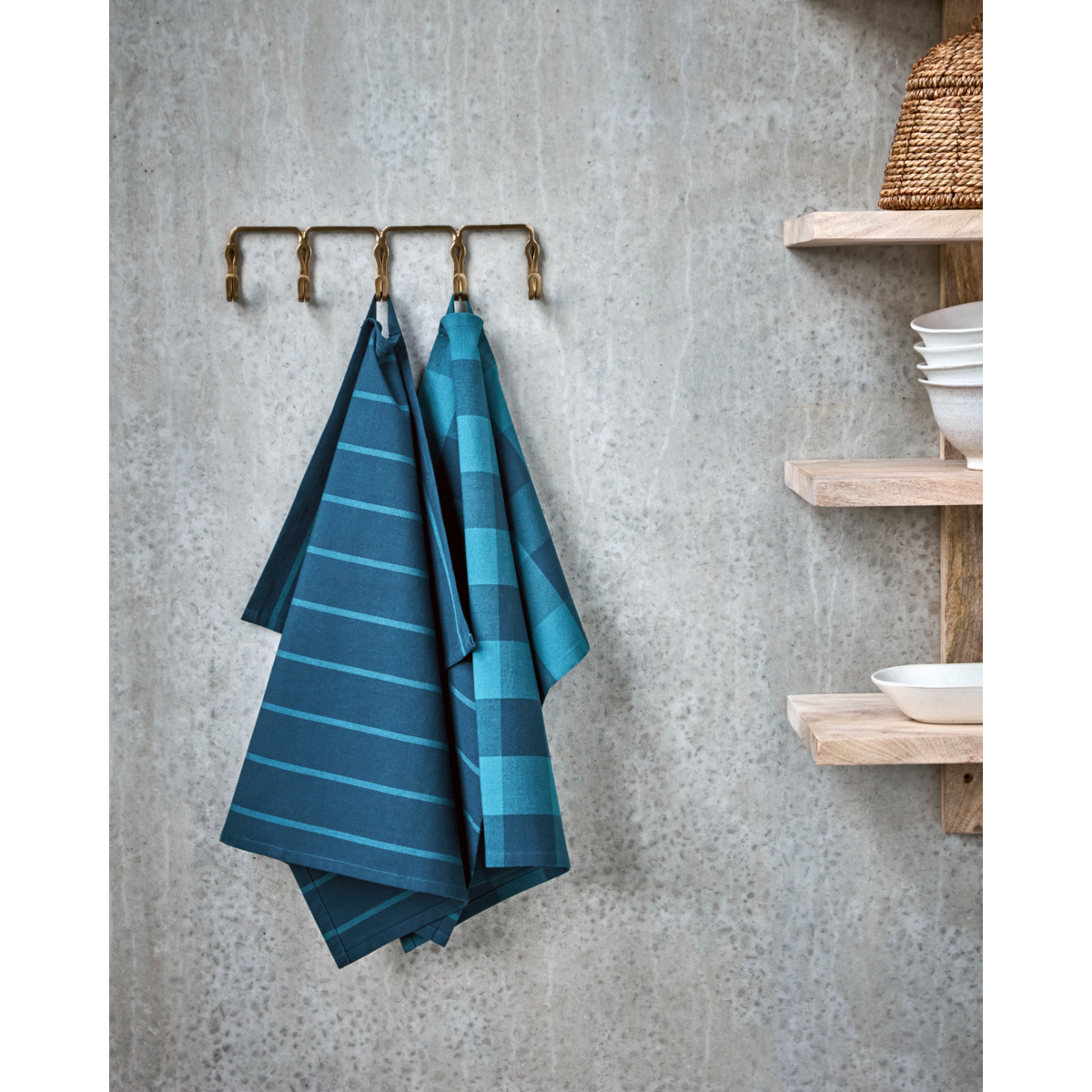 Tea towels, hdcook, blue/petrol