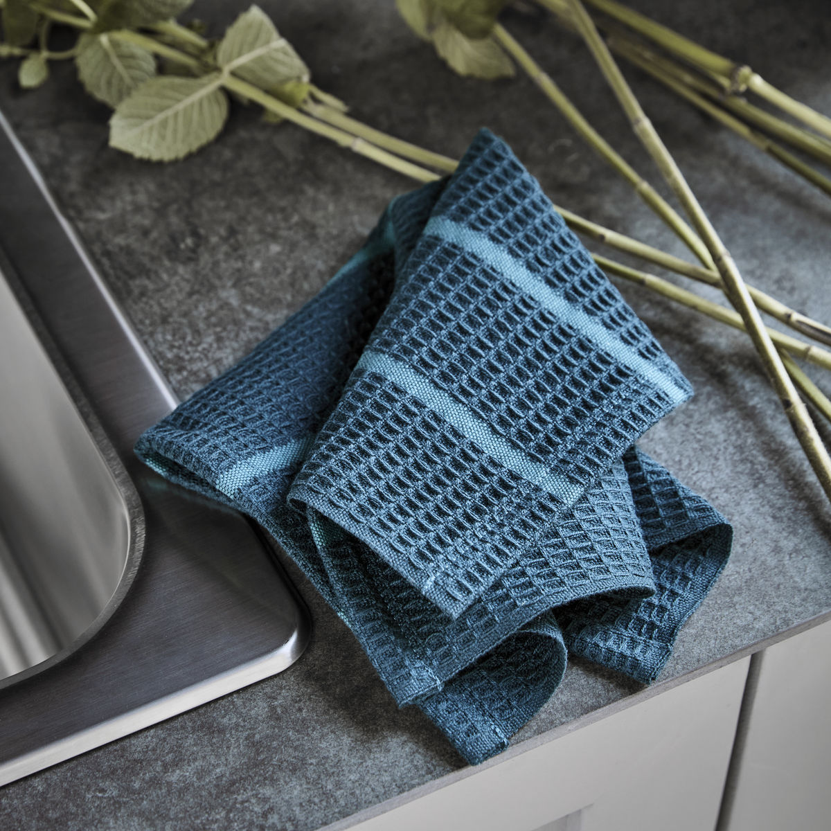 Dishwashing cloth, Hdrena, Blue/Petrol