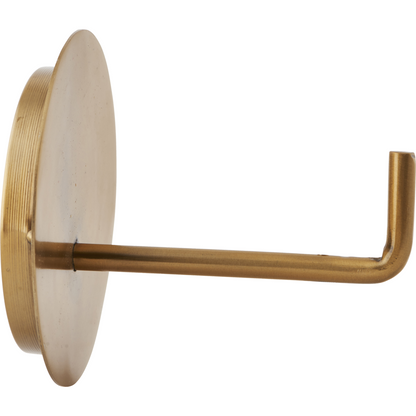 Toilet paper holder, HDTEXT, brass