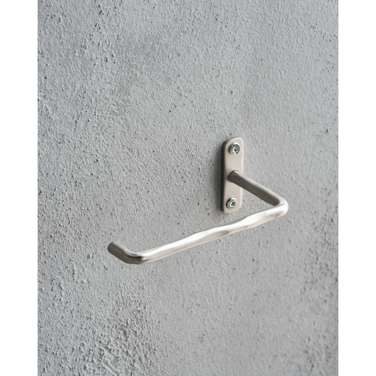 Toilet paper holder, HDWELO, brushed silver finish