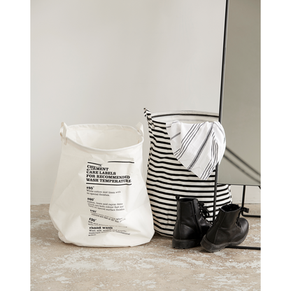 Laundry bag, HDStripes, black