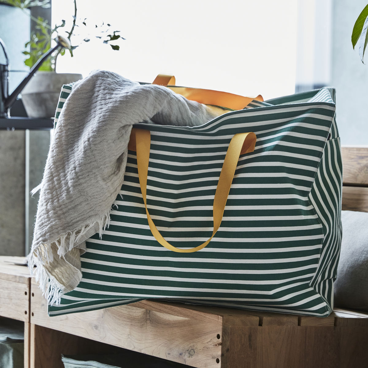 Bag/Storage, Hdraia, Dark Green/Off-White