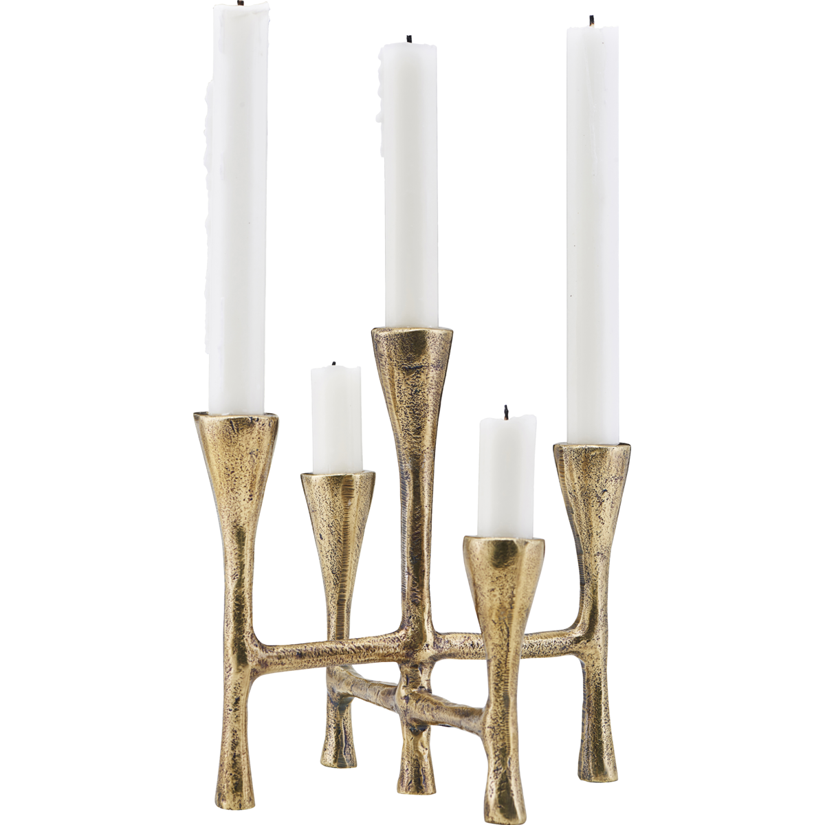 Candlestick, hdtristy, brass finish