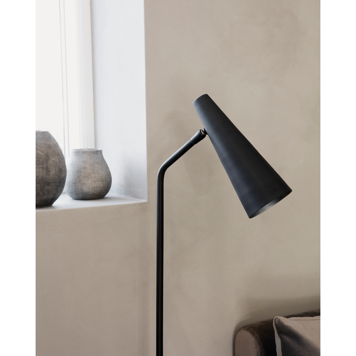 Floor lamp, hdprecise, matte black