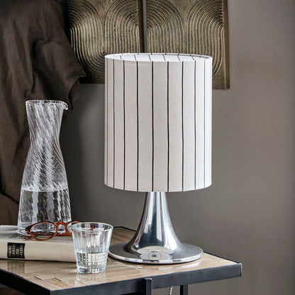 Table lamp, hdtulip, silver finish